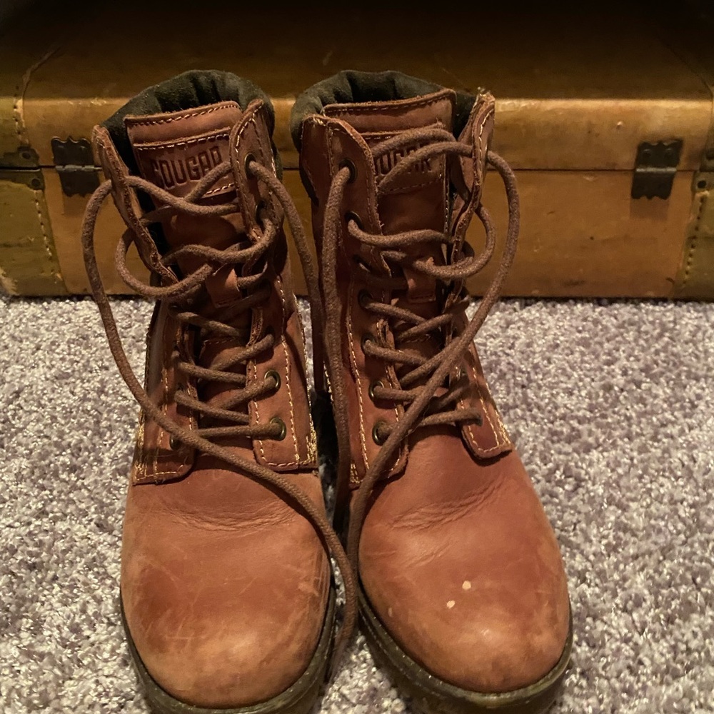 Brown Cougar Boots 7